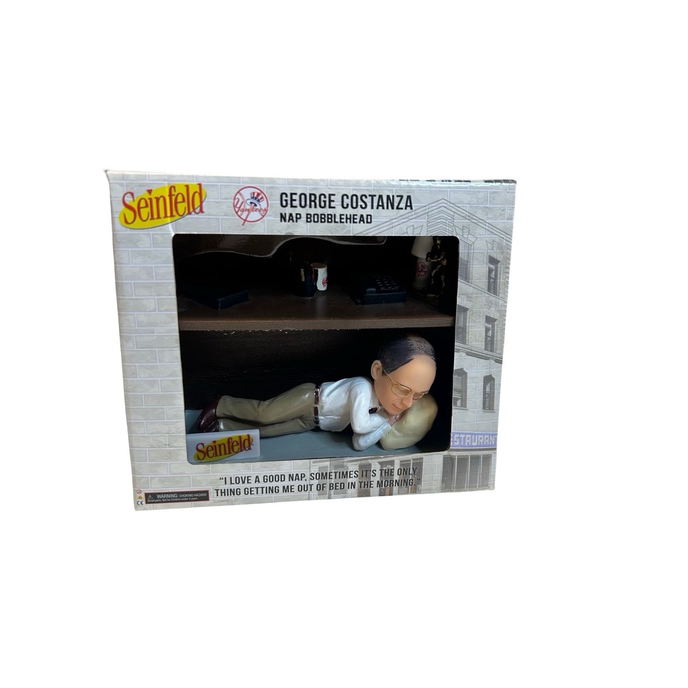 Seinfeld George Costanza Nap Bobblehead Yankees SGA Figure Multi Sz OS